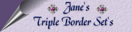 Jane's Place Free Triple Border Backgrounds